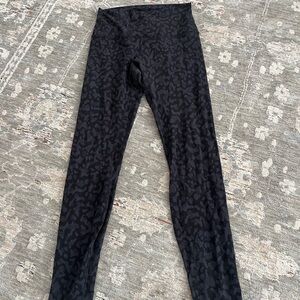 lululemon athletica Black Patterned Leggings